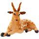 -simulation Plush Stuffed Animal (sika Deer) Realistic Fluffy And Soft, Brown