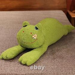 Soft Frog Stuffed Animal Weighted Animal Plush PillowGreen Large Frog Hugging