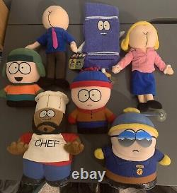 South Park Plush Lot of 7- Towlie, Chef, Cartman, Kyle, Stan, + more