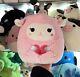 Squishmallows 8 Lala Lamb Valentine's 2021 Pink Soft Plush Toy Lamb Nwt