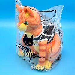 Stray Cat & B-12 Plush Figure Toy Set Removable Harness + 3 Buttons Official 12