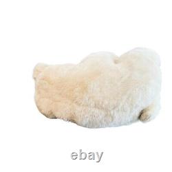 TROO LOVE Long Snout Bear 27 Plush Stuffed Animal Ivory Cream Brown Toy Vintage