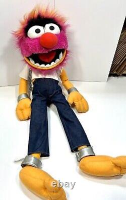The Muppets Animal Plush Doll 39 withChains Extra Large Stuffed Toy vtg Nanco