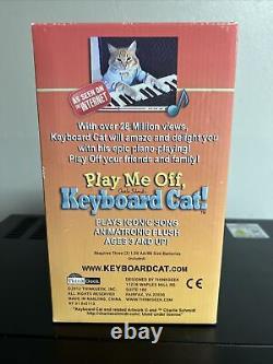 ThinkGeek Original Play Me Off, Keyboard Cat Animatronic Plush Tested WORKS