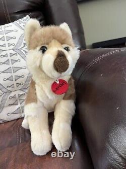 Trudi Wolf Plush Rare stuffed animal Large Husky Dog