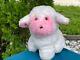 Very Rare Find Vintage Gerber Sheep Lamb Pink Face 6 Plush Stuffed Animal Toy