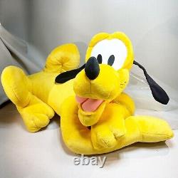 VTG Disney GIANT Pluto DOG Plush STUFFED Animal TOY Jumbo 28 Fisher Price 87805