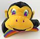 Vtg Lisa Frank Bananigans Monkey Black Rainbow Banana 22 Plush Stuffed Animal