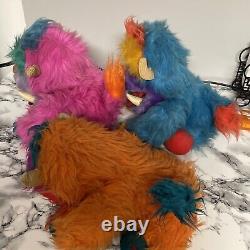 Vintage 1986 1987 My Pet Monster Gwonk Yaplet Wogster Zugly Plush Stuffed Animal