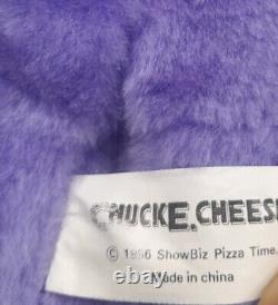 Vintage Chuck E Cheese Mr Munch Plush Stuffed Animal 1996