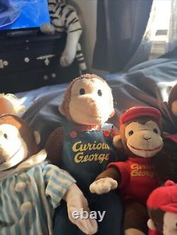 Vintage Curious George Stuffed Animal Plush Knickerbocker Toy Company