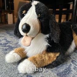 Vintage E&J Classic Prima Plush Bermese Dog 27 Realistic Stuffed Animal Limited