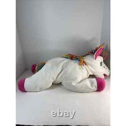 Vintage Lisa Frank 20 Markie Large Plush White Unicorn Stuffed Animal