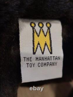 Vintage Manhattan Toy Company Rare Black Leopard 1998 Plush Stuffed Animal 30
