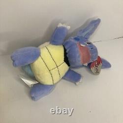 Vintage Pokémon Wartortle Play-By-Play Nintendo Plush Stuffed Animal Toy RARE 8