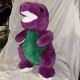 Vintage Purple And Green Unofficial Barney Plush With White Mouth