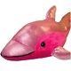 Wildlife Artists Hot Pink Metallic Dolphin Plush Stuffed Animal 15valentine