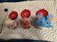 1998 Vintage Hasbro Pokemon Pop-open Pokeball Plush Lot Marill, Mew, Lickitung