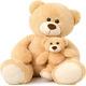 39 Grand Teddy Bear Maman Et Bébé Ours En Peluche Doux Animal En Peluche