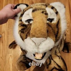 60 1989 Élégante par Dakin Jumbo Tigre du Bengale en Peluche Animal en Peluche Extra Large