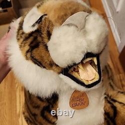 60 1989 Élégante par Dakin Jumbo Tigre du Bengale en Peluche Animal en Peluche Extra Large