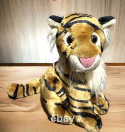 Alfa Cub Bébé Tigre Peluche Animal à Rayures Noires Yeux Marrons 10 HTF