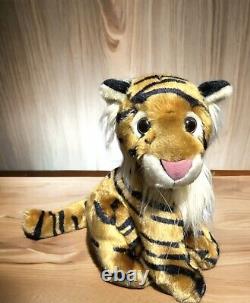 Alfa Cub Bébé Tigre Peluche Animal à Rayures Noires Yeux Marrons 10 HTF