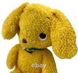 Amuse Ijiken Peluche Chien Jaune à Poils Bouclés Kawaii Rembourré