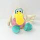 Animal Juste Oiseau Rare Peluche Vintage Toucan Dinde Rose Teal Jouet Animal Rembourré