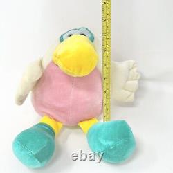 Animal Juste Oiseau Rare Peluche Vintage Toucan Dinde Rose Teal Jouet Animal Rembourré