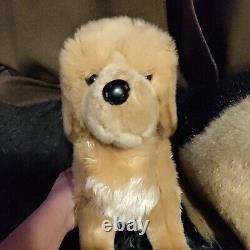 Berger allemand Douglas Cuddle Grand Jouet en Peluche Animal en Peluche avec Chiot RARE