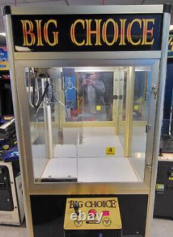 Big Choice Claw Crane Plush Prix Animal Redemption Arcade Machine Works