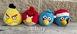 Collection de 25 peluches Angry Birds Pigs, grands, moyens et petits oiseaux en peluche