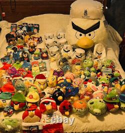 Collection de peluches Angry Birds rare ensemble