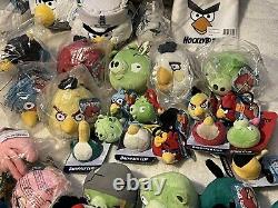 Collection de peluches Angry Birds rare ensemble