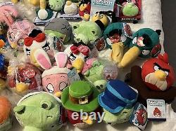 Collection de peluches Angry Birds rare ensemble