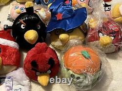 Collection de peluches Angry Birds rare ensemble