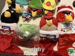 Collection de peluches Angry Birds rare ensemble