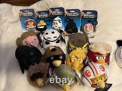 Collection de peluches Angry Birds rare ensemble