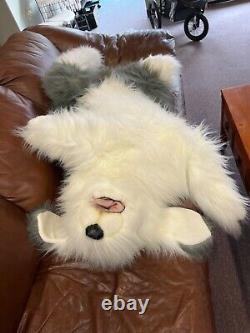 Cwc Vieux Anglais Sheepdog 58 Cuddly Plush Laying Chien Réaliste