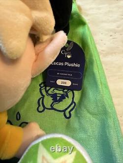 Discussion autour d'un café Makeship Lucas Peluche Animal en peluche uniquement 233 fabriqués RARE NWT