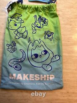 Discussion autour d'un café Makeship Lucas Peluche Animal en peluche uniquement 233 fabriqués RARE NWT