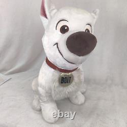 Disney Bolt grand chien en peluche assis 20 peluche chiot animal de compagnie film pour enfants