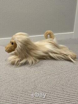 Douglas Monica Le Chien en Peluche Afghan Hound