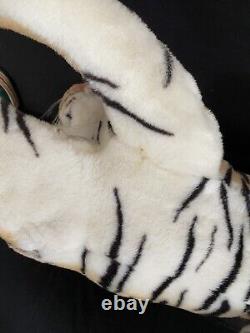 ÉNORME Tigre en peluche réaliste géant grandeur nature avec des caractéristiques de grand félin doux