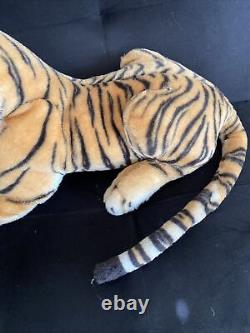 ÉNORME Tigre en peluche réaliste géant grandeur nature avec des caractéristiques de grand félin doux