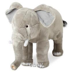 Éléphant géant en peluche réaliste FAO Schwarz pour enfants de Toys R Us, 30 pouces