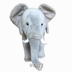 Éléphant géant en peluche réaliste FAO Schwarz pour enfants de Toys R Us, 30 pouces