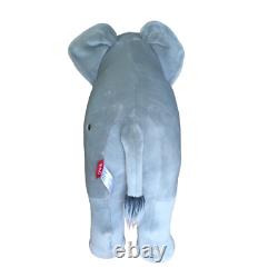 Éléphant géant en peluche réaliste FAO Schwarz pour enfants de Toys R Us, 30 pouces