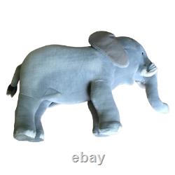 Éléphant géant en peluche réaliste FAO Schwarz pour enfants de Toys R Us, 30 pouces